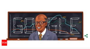 Google celebrates noted economist, professor Sir W Arthur Lewis with a doodle - Times of India