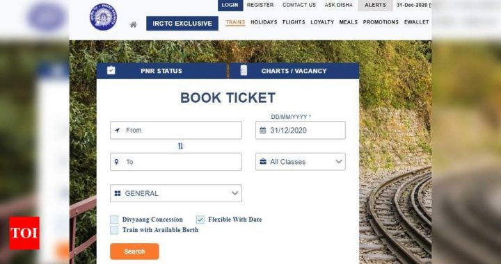 New IRCTC e-ticketing website & app launched! Check full list of passenger-friendly features - Times of India