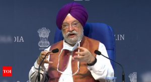Suspension of UK flights may be slightly extended: Hardeep Singh Puri - Times of India