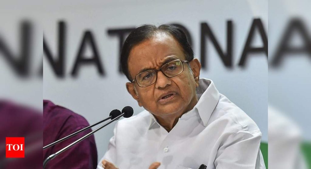 'There is too much bureaucracy': P Chidambaram's dig at NITI Aayog CEO - Times of India