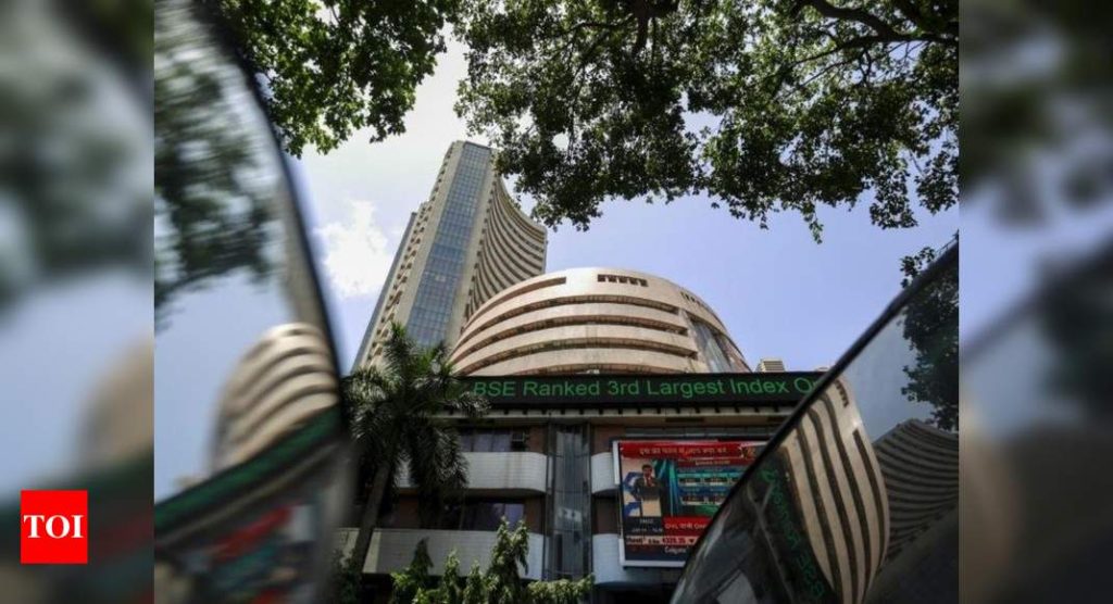 sensex today:  Sensex surges 380 points to settle at fresh closing high; Nifty ends at 13,873 - Times of India