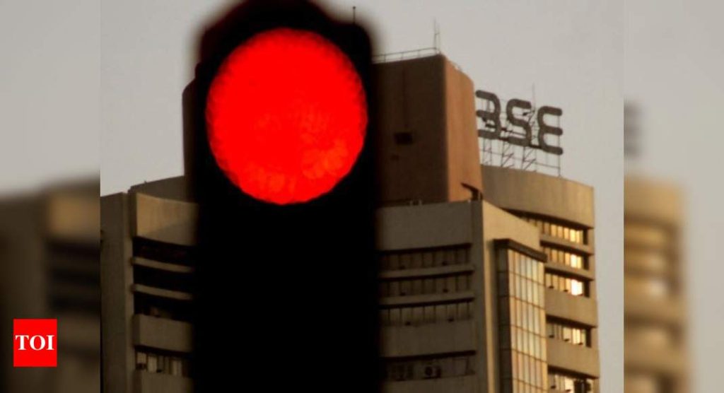 Benchmarks fall for 6th session; sensex dives 588 points - Times of India