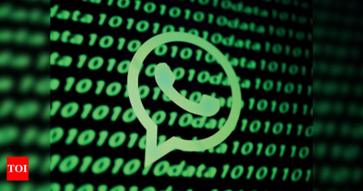 Govt steps into WhatsApp row, ‘examining’ data-sharing update | India News - Times of India