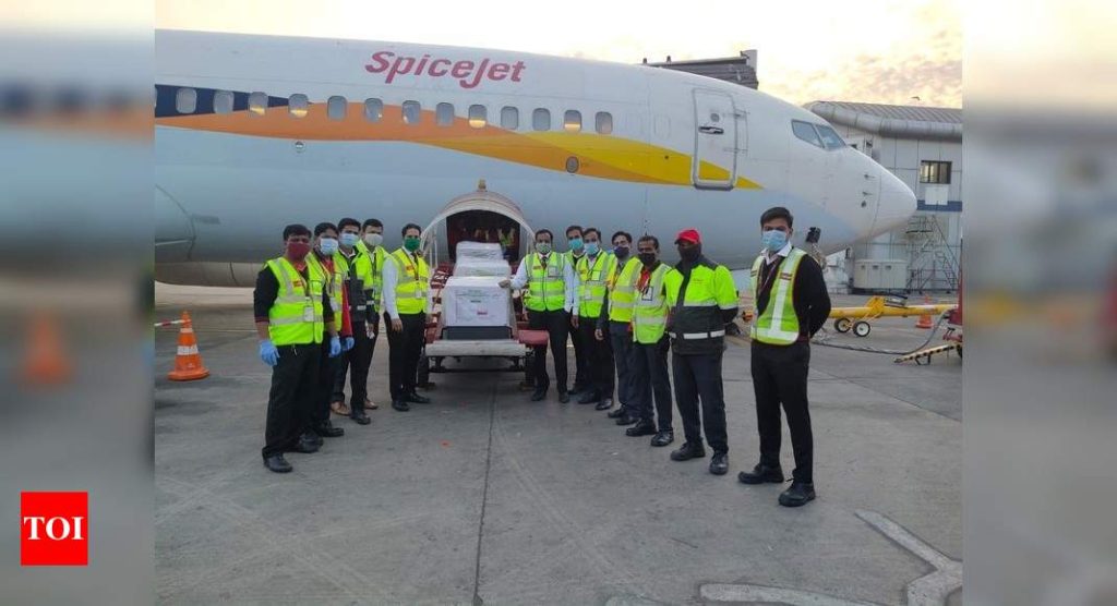 Hope takes wings: Covid vaccines begin flying out of Pune - Times of India