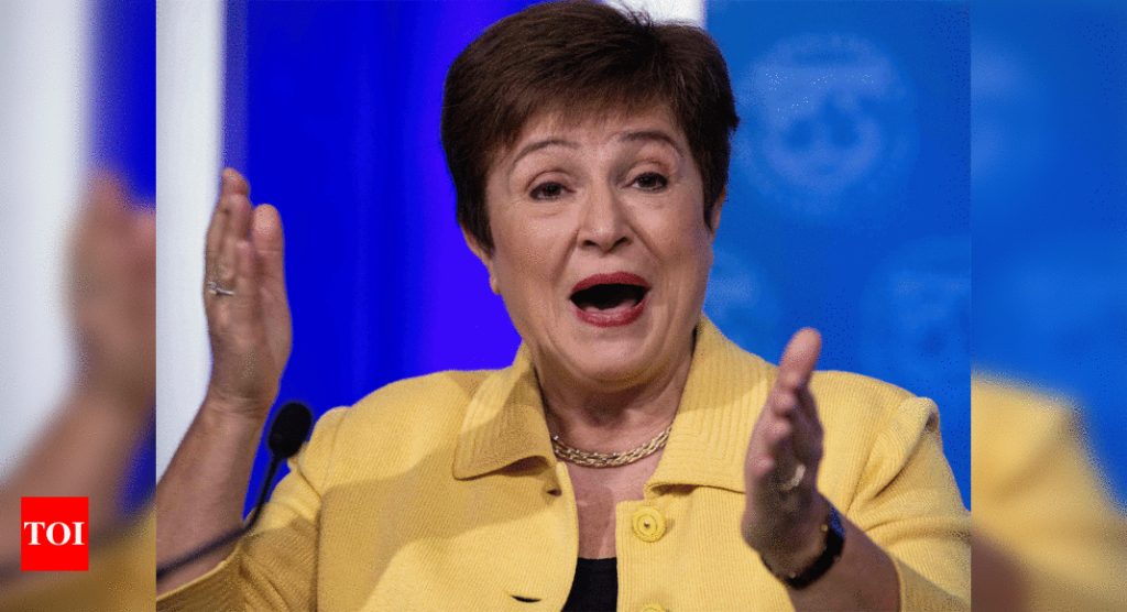 IMF chief sees 'high degree of uncertainty' in global outlook - Times of India