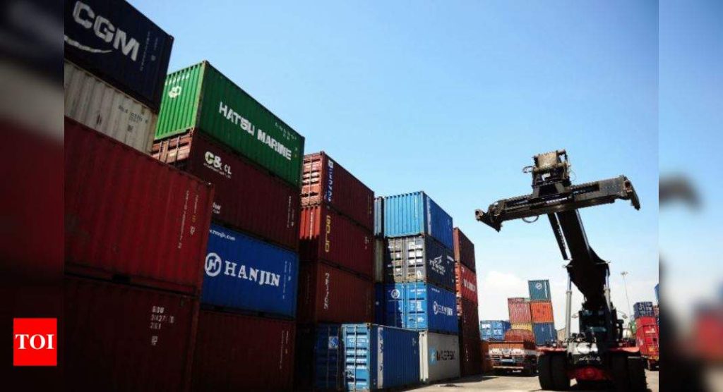 Imports go up for 1st time since last Feb, exports dip 0.8% - Times of India