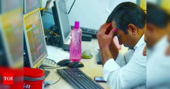 Investor wealth tumbles over Rs 11.57 lakh crore as markets tank for 6th day - Times of India