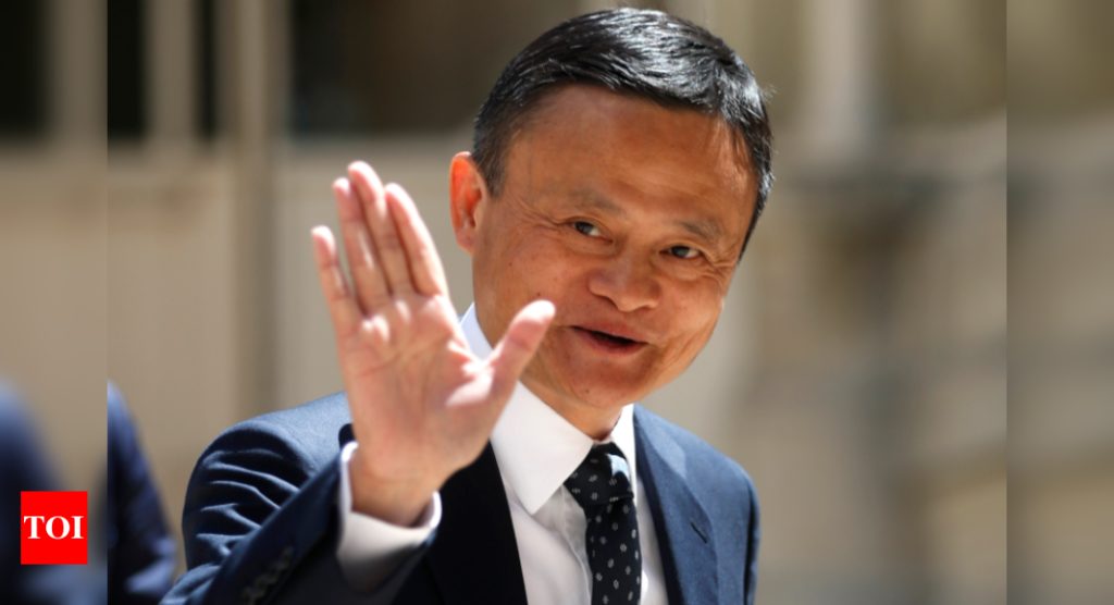 Jack Ma's video chat prompts a $58 billion sigh of relief - Times of India