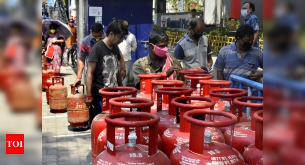 LPG refill now a missed call away - Times of India