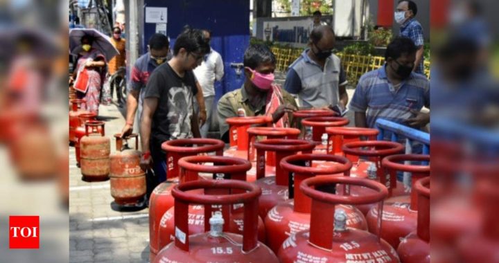 LPG refill now a missed call away - Times of India