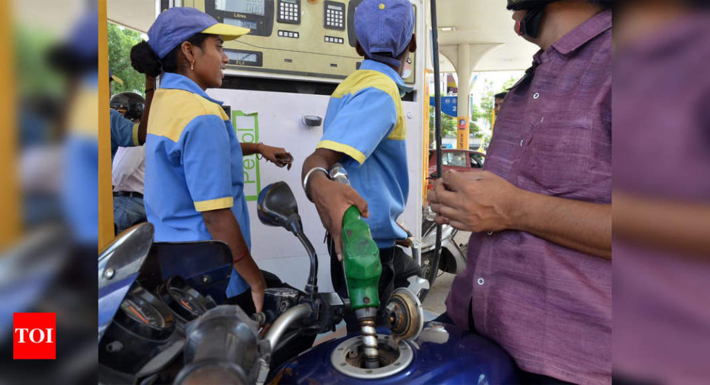 Petrol, diesel prices touch all-time highs - Times of India