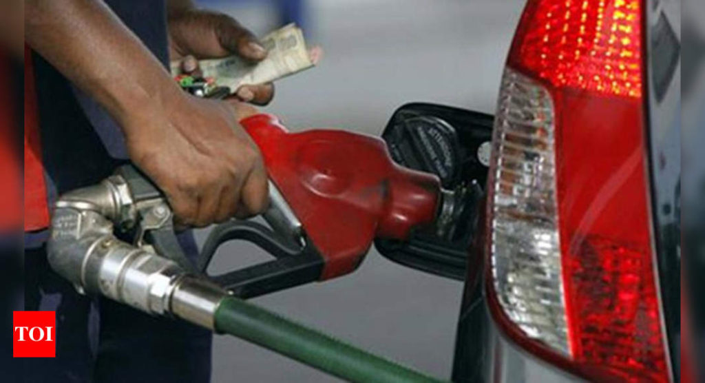 Petrol prices remain steady ahead of Union Budget day - Times of India