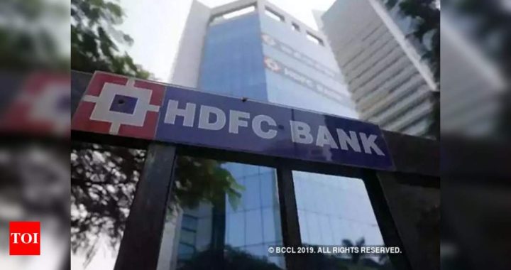Emergency loan scheme: HDFC Bank beats SBI in Covid scheme loans | India Business News - Times of India