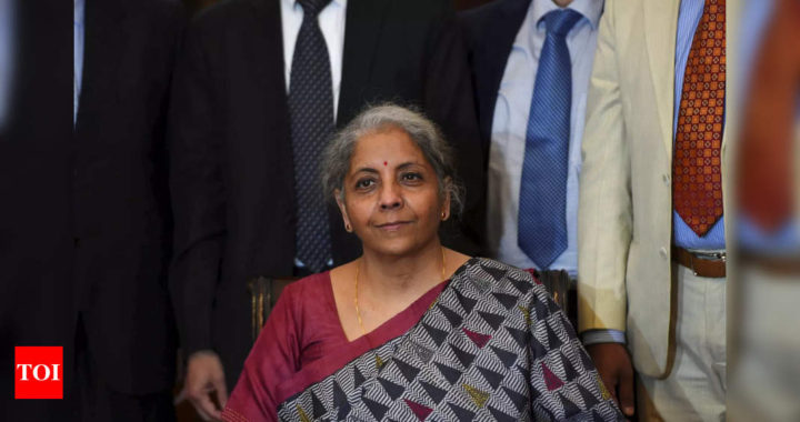 FM Sitharaman to present Union Budget 2021 today - Times of India