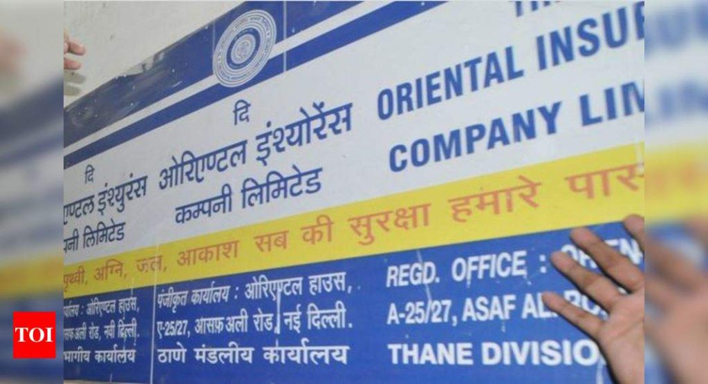 Finance ministry to infuse Rs 3,000cr in general insurance companies this quarter - Times of India