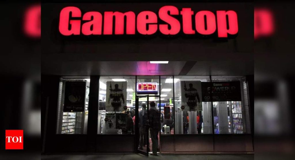 GameStop rallies again; some puzzle over ice cream cone tweet - Times of India