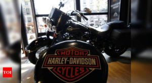 Hero MotoCorp sets up separate unit to sell Harley motorcycles - Times of India