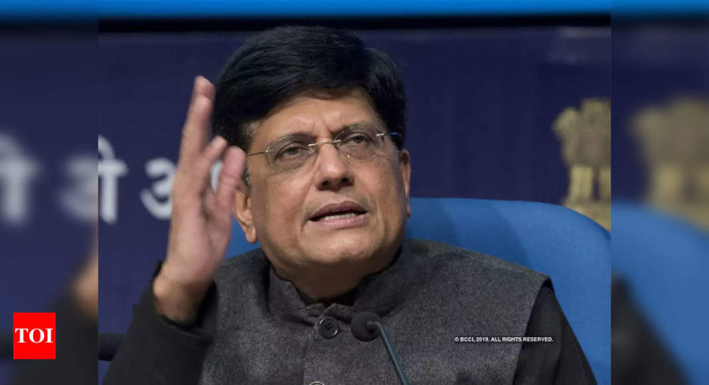 India's MSP operations are WTO-compliant: Piyush Goyal - Times of India