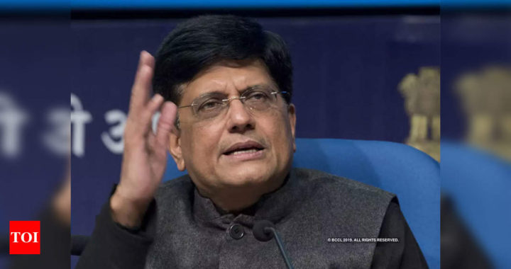 India's MSP operations are WTO-compliant: Piyush Goyal - Times of India