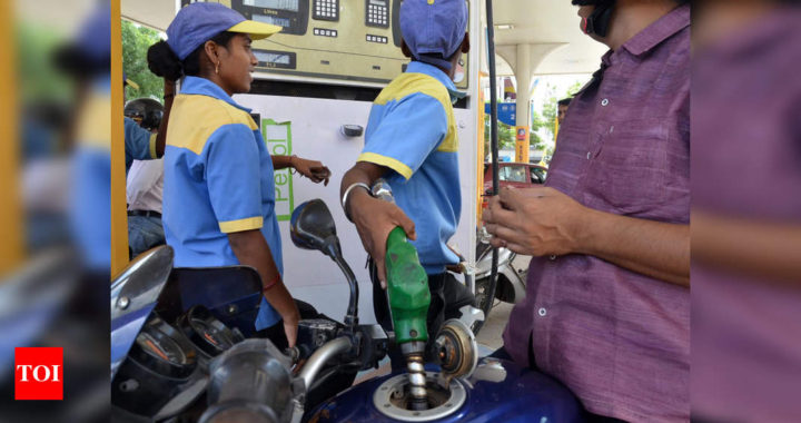 Petrol at Rs 97 per litre in Mumbai, diesel crosses Rs 88-mark - Times of India
