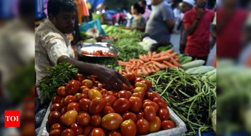 Retail inflation eases to 4.06% in January; factory output grows 1% in December - Times of India