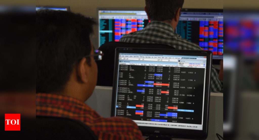 Sensex, Nifty end marginally lower; PowerGrid rallies 6% - Times of India