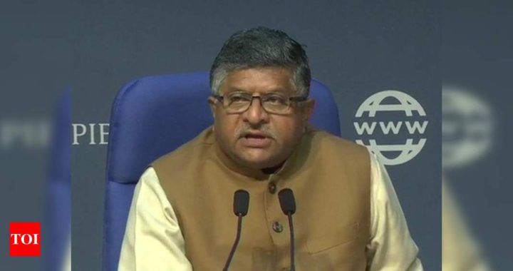 Any attempt to create 'imperialism of internet' by few companies unacceptable: Ravi Shankar Prasad - Times of India