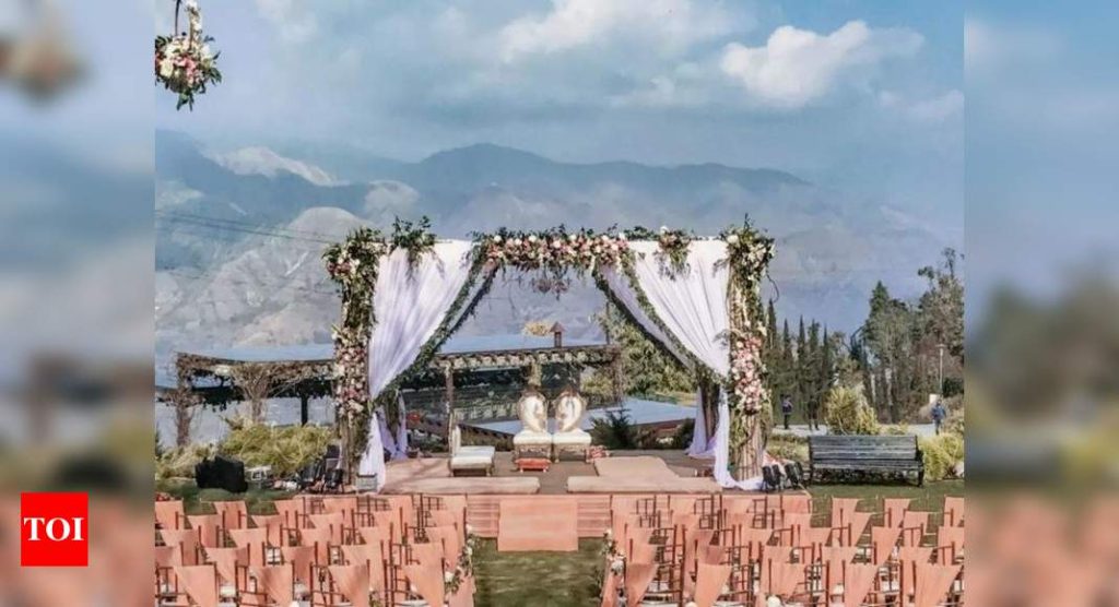 Luxury destination weddings back in India - Times of India