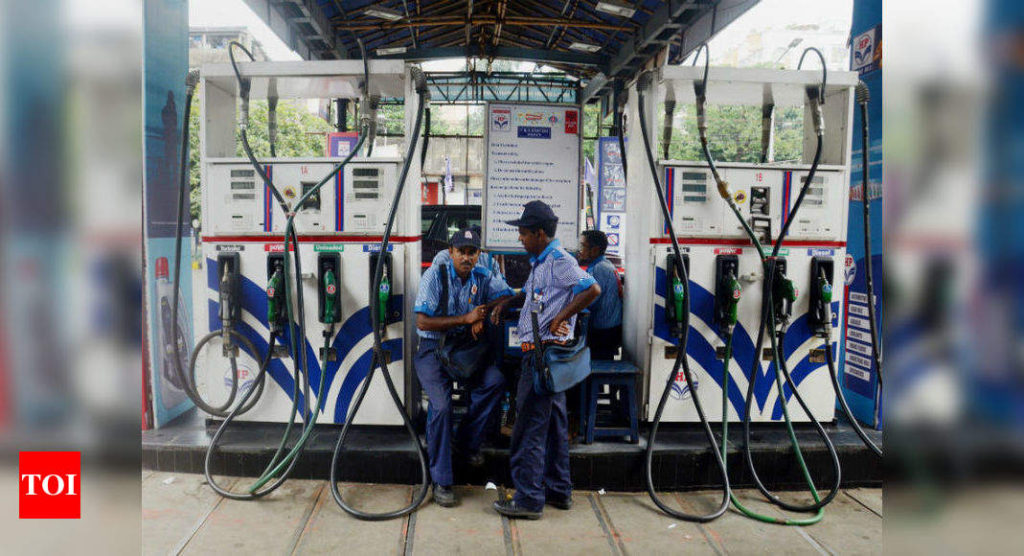 Oil companies go easy with fuel prices ahead of state polls on ‘government nudge’ - Times of India