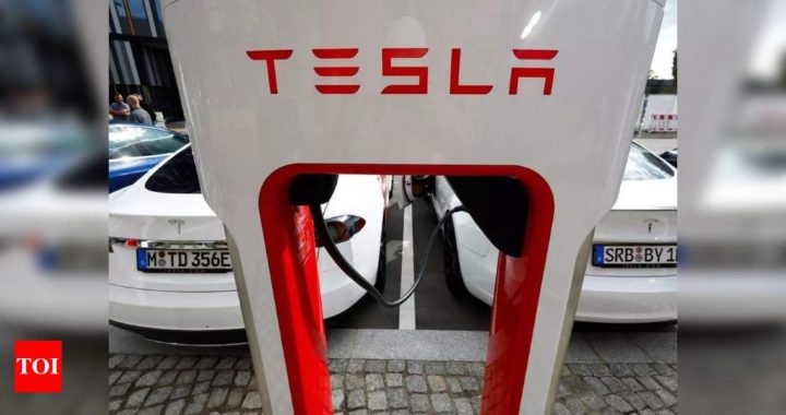 Tesla posts record deliveries in first quarter, beats estimates - Times of India