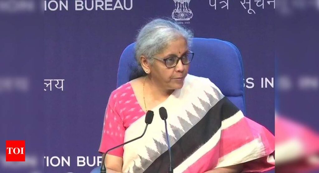 Centre announces Rs 1.1 lakh crore loan guarantee scheme for Covid affected sectors - Times of India