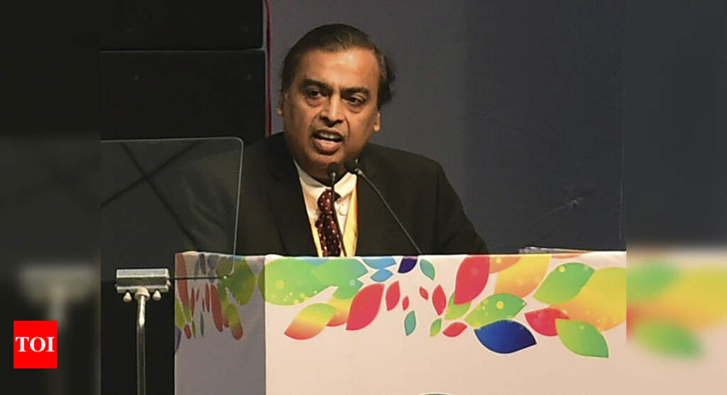 Companies must go green to survive: Mukesh Ambani - Times of India