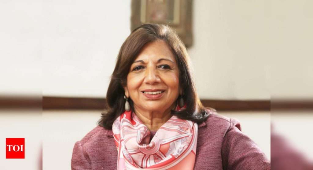 Covid-19 has created an 'ecosystem' of innovation in India: Kiran Mazumdar-Shaw - Times of India