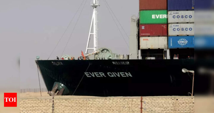 Early agreement reached in dispute over Suez Canal ship - Times of India