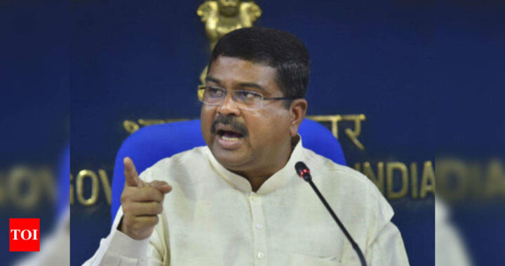 High oil prices will throttle recovery, Dharmendra Pradhan tells Opec - Times of India