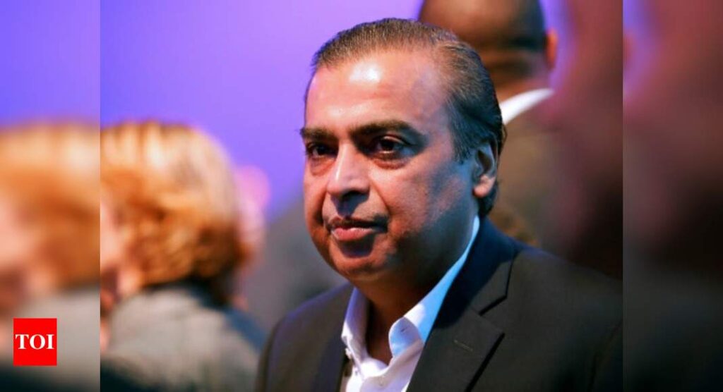 Mukesh Ambani says no option but to make businesses green - Times of India