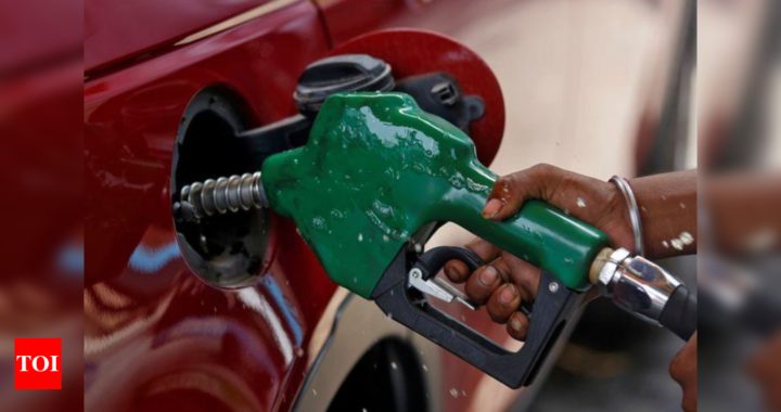 Petrol price:  Fuel price rise paused again, petrol & diesel rates static - Times of India