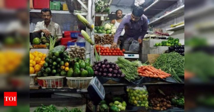 Retail inflation hits 6-month high, WPI at record 12.9% - Times of India