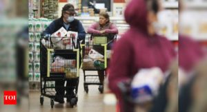 US annual consumer price inflation jumps 5% in May: Government - Times of India