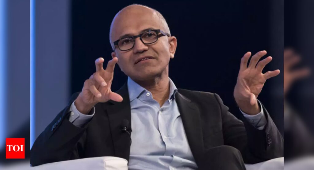 Under Nadella, Microsoft goes hard to reach $2 trillion valuation - Times of India