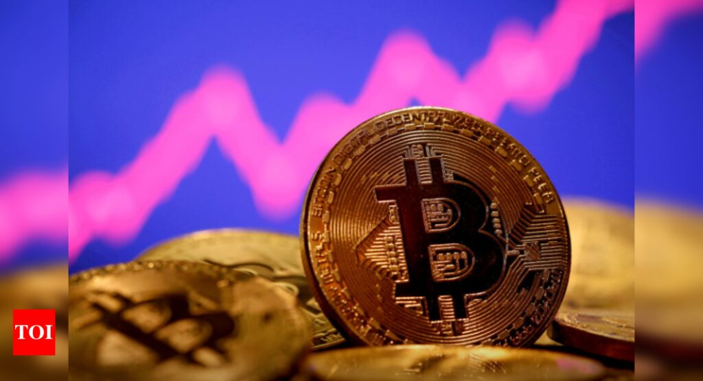 Bitcoin leaps 12% to test recent peaks, ether hits 3-week high - Times of India
