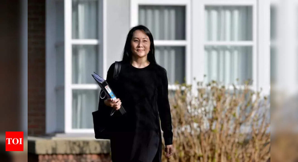 Canada judge won't allow Huawei exec to submit new evidence - Times of India