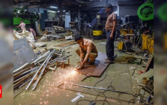 Eight core sectors' output rises 16.8% in May - Times of India