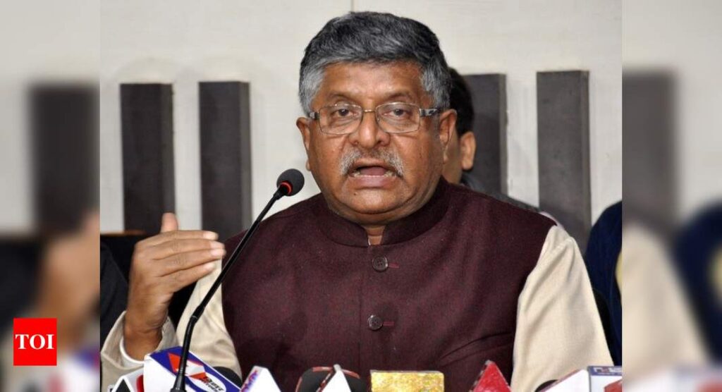 First compliance report by Google, Facebook under new IT rules big step towards transparency: Ravi Shankar Prasad - Times of India