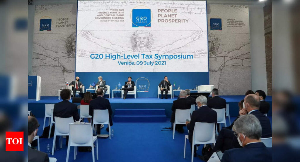 G20 ministers set to give green light to global tax reform - Times of India