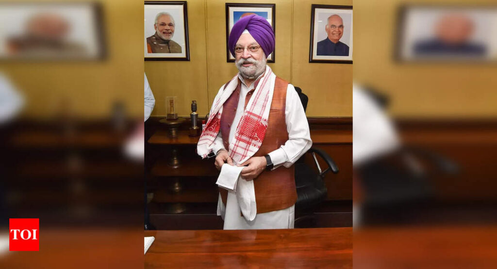 Hardeep Puri resets Saudi ties in hope of 'affordable' oil prices - Times of India