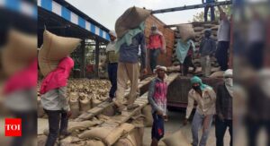 Hunger crisis forces even middle-class Indians to line up for rations - Times of India