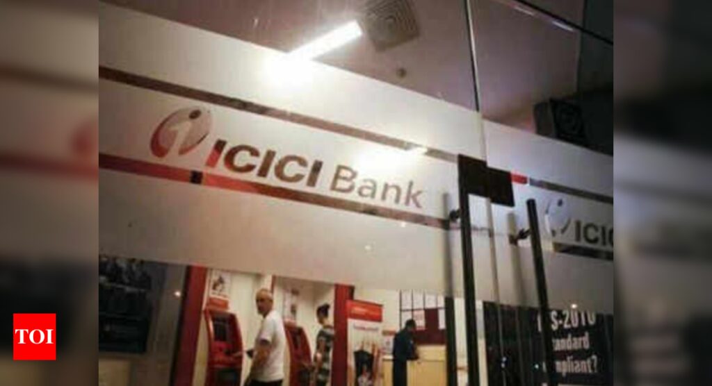 ICICI Bank shares hit 52-week high post Q1 earnings - Times of India