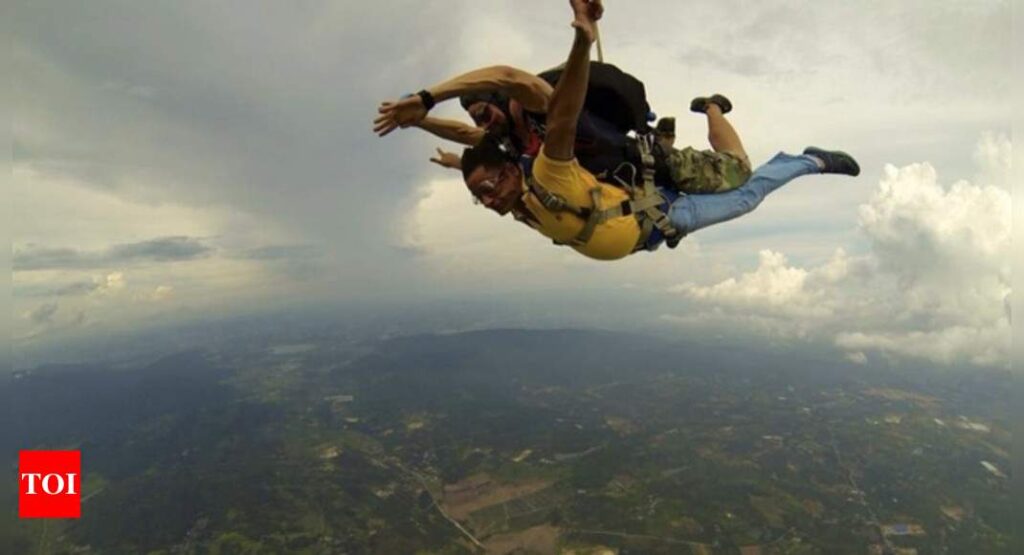 In a first for India, sky-diving & cockpit flying for adventurers starts in Neemrana - Times of India
