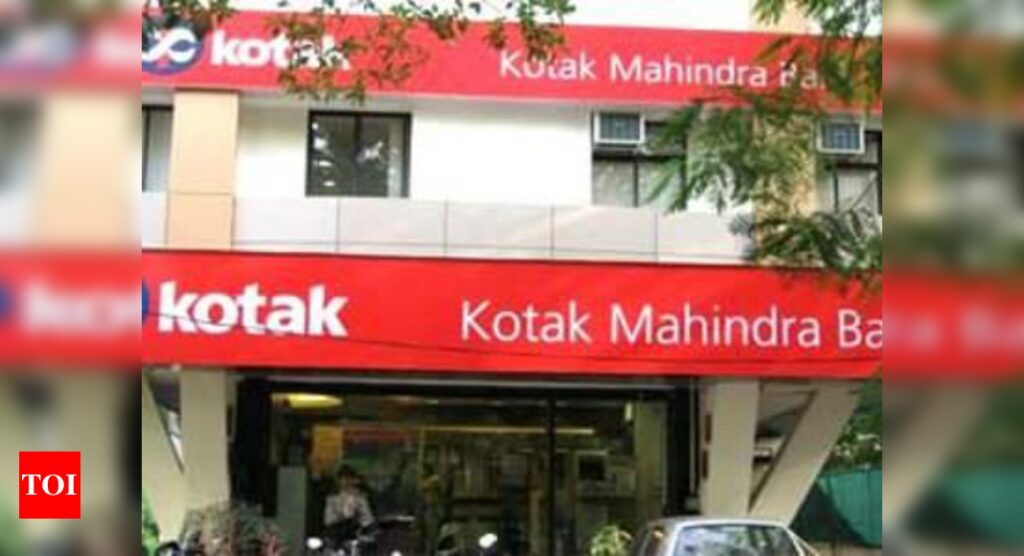 Kotak Mahindra Bank posts nearly 32% rise in April-June profit to Rs 1,641 crore - Times of India